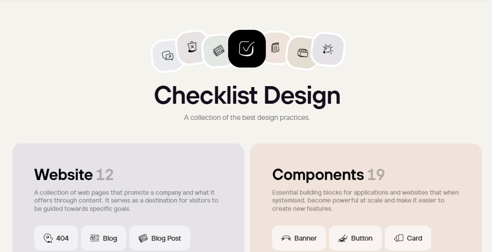 Checklist Design