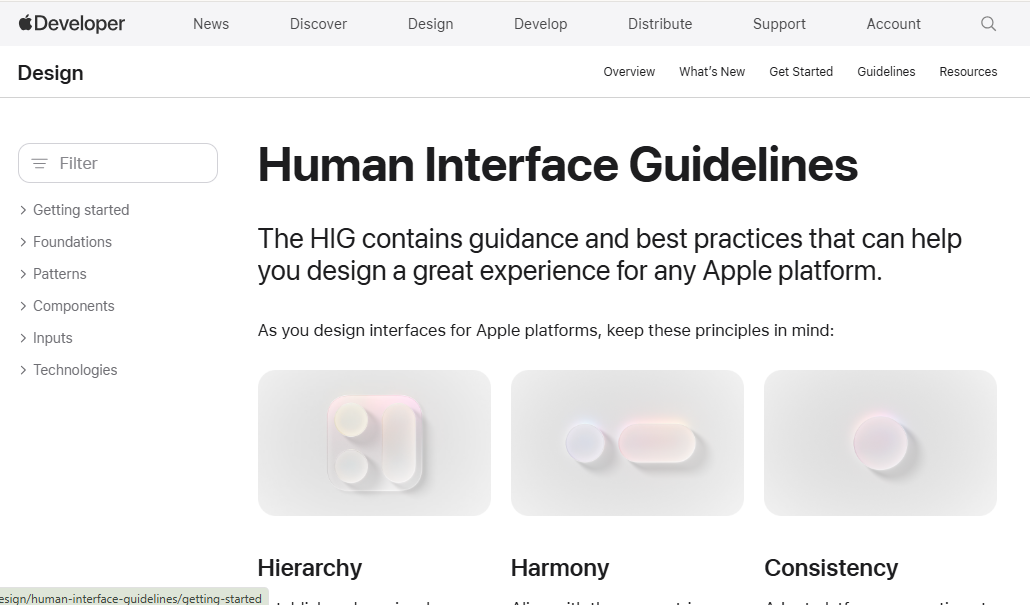 Human Interface Guidelines