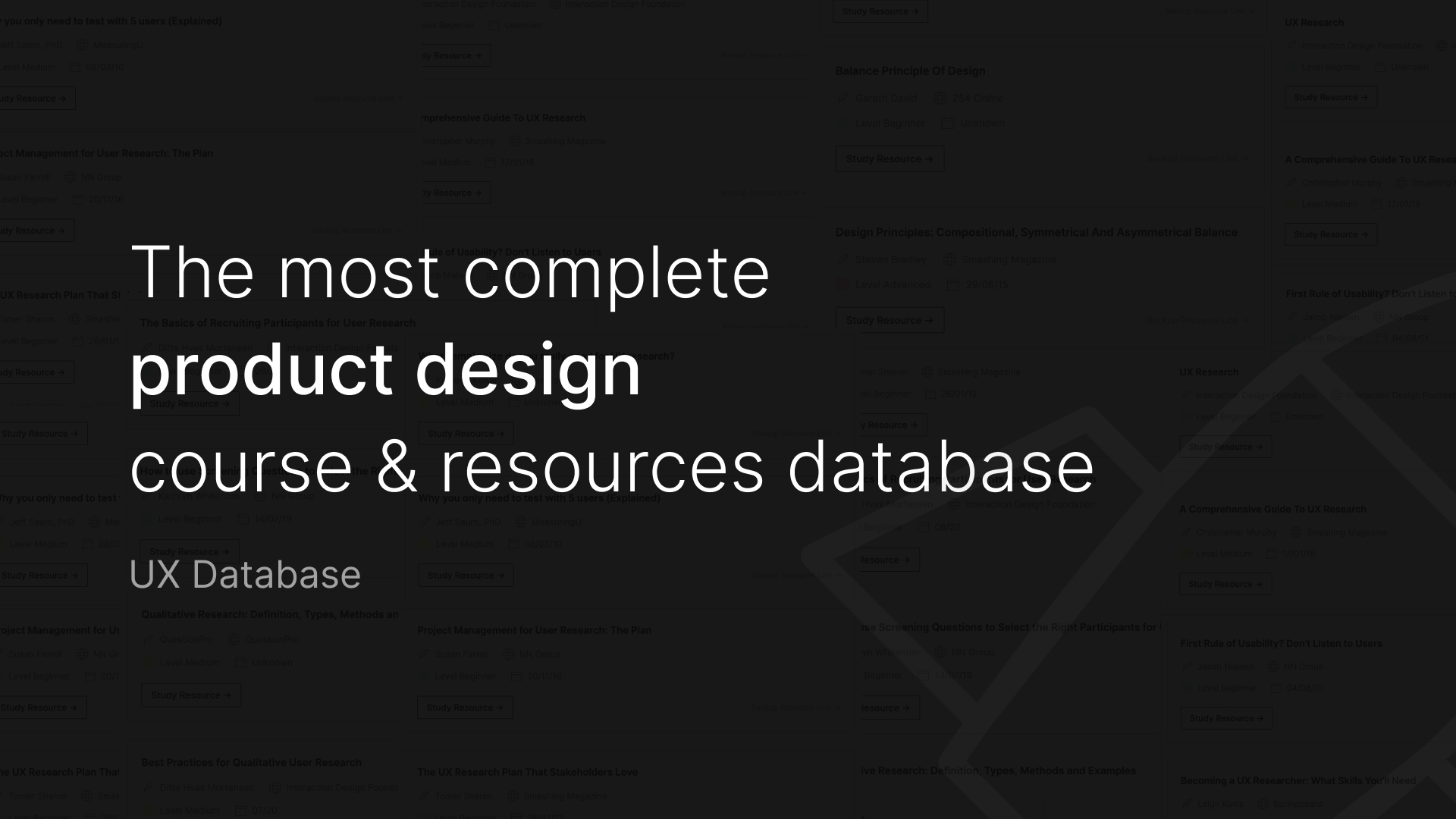 Uxdatabase.io