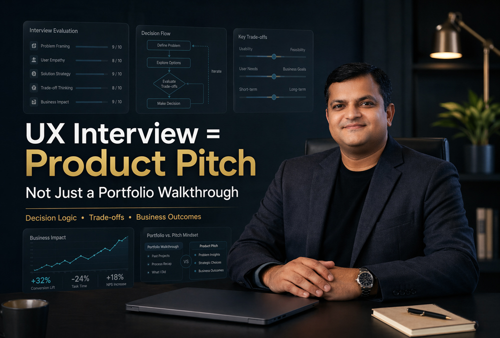 Your UX Interview Is Being Judged Like a Product Pitch, Not a Portfolio Walkthrough